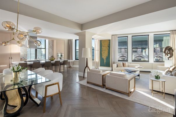 Dining room, Interior, Living room, Pendant Lights, Wood Texture Flooring