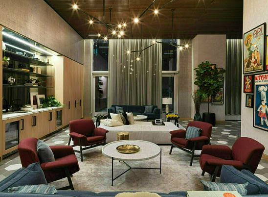 Interior, Living room, Pendant Lights