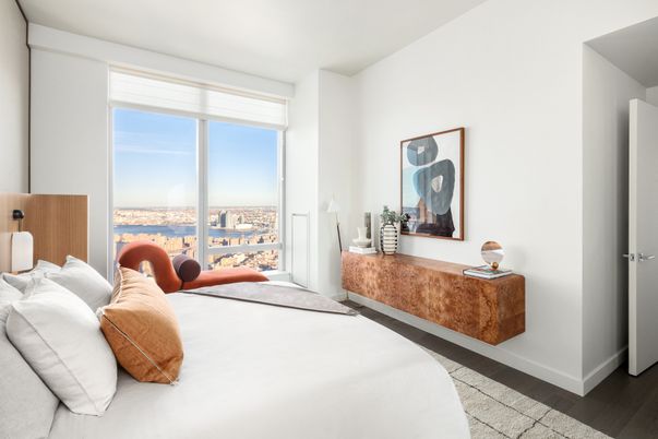 Bedroom, Interior, Water, Wood Texture Flooring
