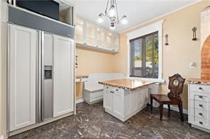 Chandelier, Interior, Kitchen, Marble, Pendant Lights