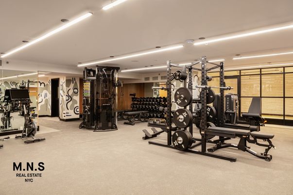Fitness Equipment, Gym, Interior, Recessed Lighting