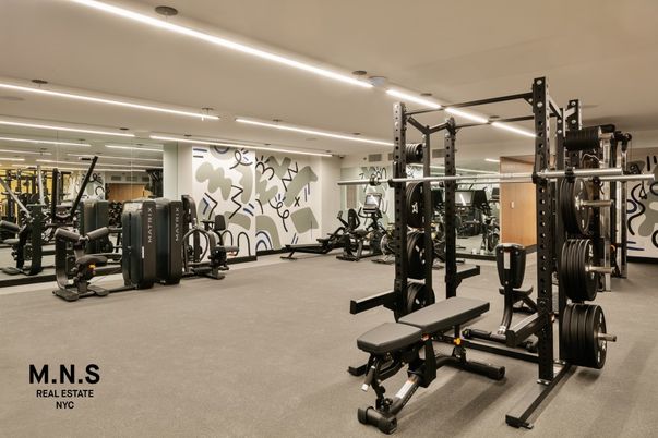Fitness Equipment, Gym, Interior, Recessed Lighting