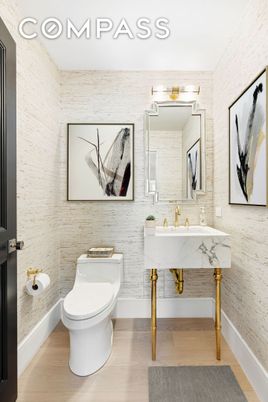 Bathroom, Interior, Wood Texture Flooring