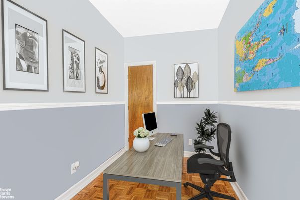 Home Office, Interior, Wood Texture Flooring
