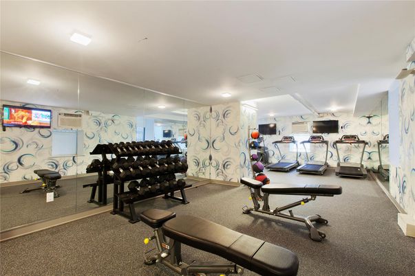Fitness Equipment, Interior, Recessed Lighting