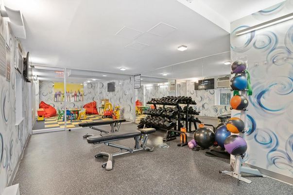 Fitness Equipment, Interior, Recessed Lighting