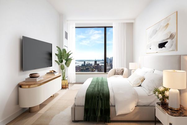 Bedroom, Interior, Water, Wood Texture Flooring