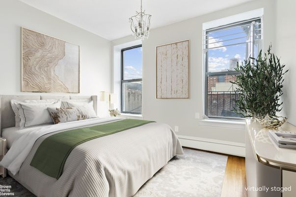 Bedroom, Interior, Pendant Lights, Wood Texture Flooring