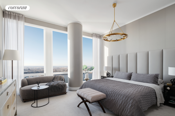Bedroom, Interior, Pendant Lights