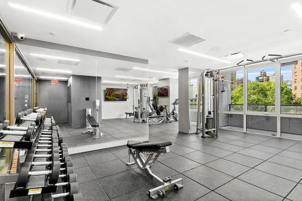 Fitness Equipment, Gym, Interior, Recessed Lighting