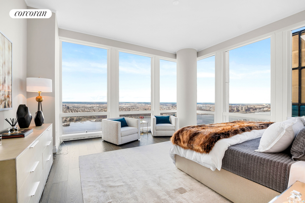 Bedroom, Interior, Water, Wood Texture Flooring