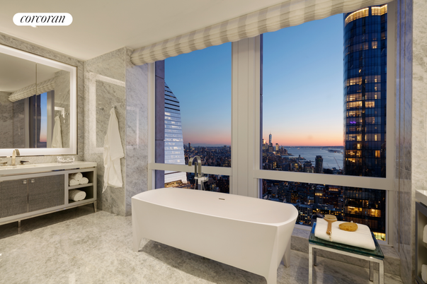 Bathroom, Free Standing Baths, Interior, Marble Walls, Water