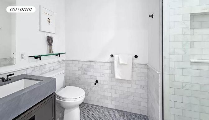 Bathroom, Glass Shower, Interior