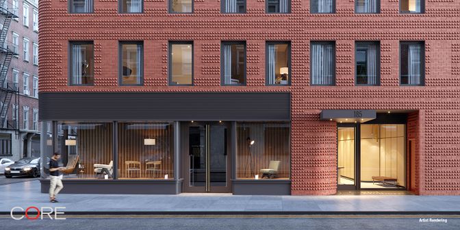 Exterior, Facade, Brick Facade, Rowhouse
