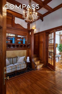 Chandelier, Interior, Wooden Beams, Wood Texture Flooring, Wooden Walls
