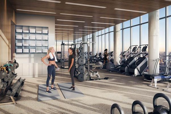 Fitness Equipment, Gym, Interior