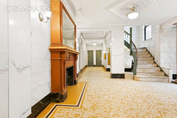 Fireplace, Interior, Marble Walls