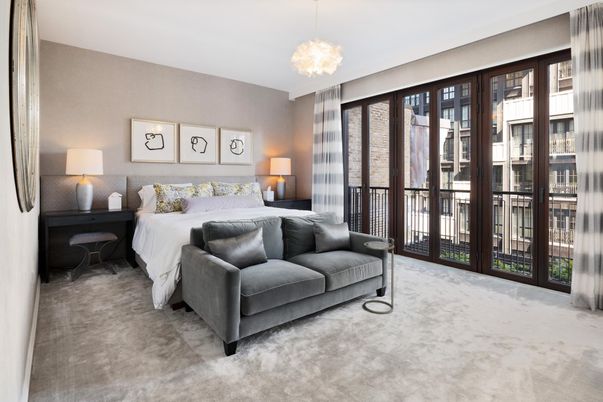 Bedroom, Interior, Pendant Lights