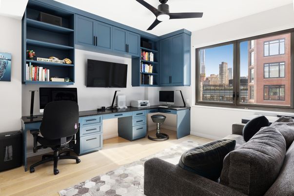 Home Office, Interior, Wood Texture Flooring