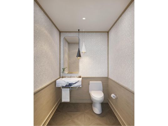 Bathroom, Interior, Pendant Lights, Recessed Lighting