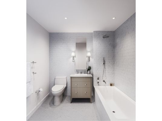 Bathroom, Interior, Recessed Lighting