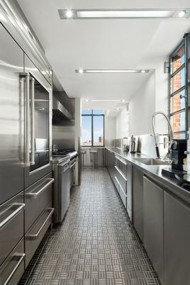 Interior, Kitchen, Recessed Lighting, Stainless Steel Appliances