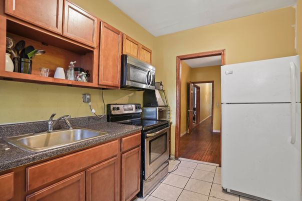 Interior, Kitchen, Wood Texture Flooring