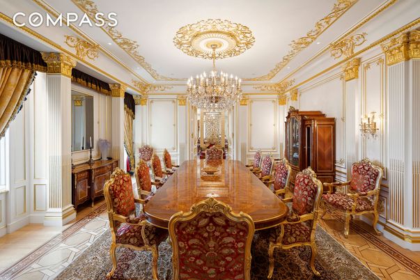 Chandelier, Dining room, Interior