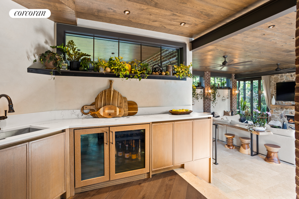 Fireplace, Interior, Recessed Lighting, Wooden Ceilings, Wood Texture Flooring