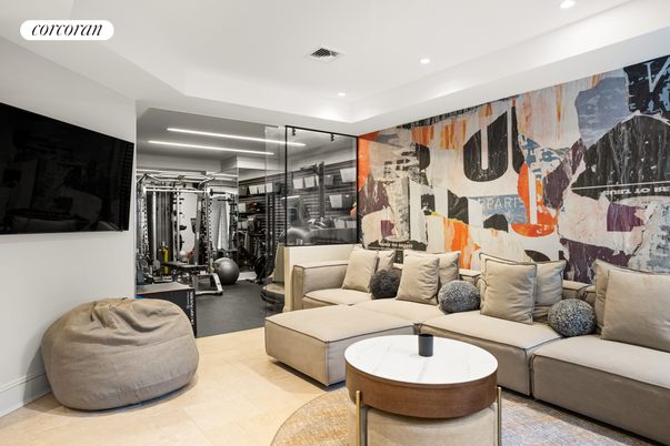 Fitness Equipment, Interior, Living room, Recessed Lighting