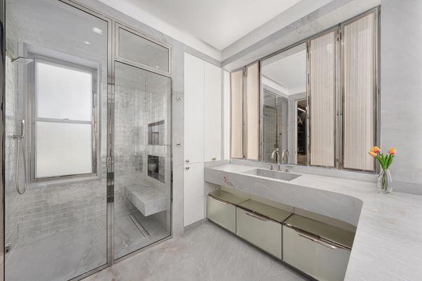 Bathroom, Glass Shower, Interior