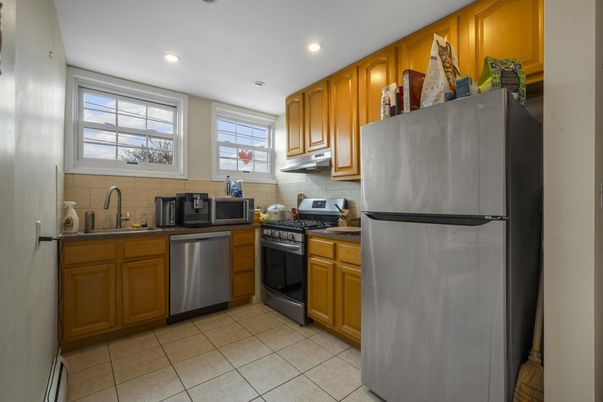Interior, Kitchen, Recessed Lighting, Stainless Steel Appliances