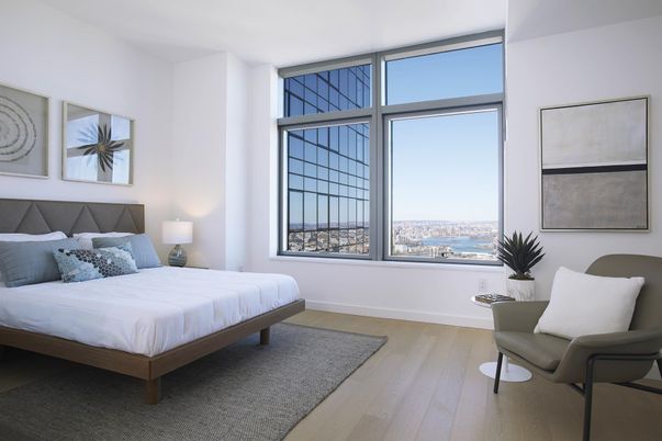 Bedroom, Interior, Water, Wood Texture Flooring