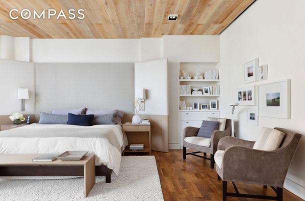 Bedroom, Interior, Wooden Ceilings, Wood Texture Flooring