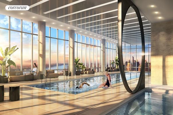 Interior, Pool, Recessed Lighting, Water