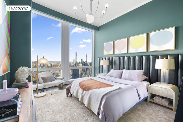 Bedroom, Interior, Pendant Lights