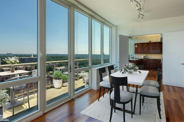 Dining room, Interior, Wood Texture Flooring