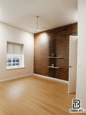 Empty room, Interior, Stone Walls, Wood Texture Flooring