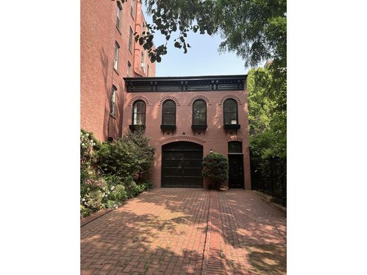 Attached, Exterior, Facade, Brick Facade, Mediterranean
