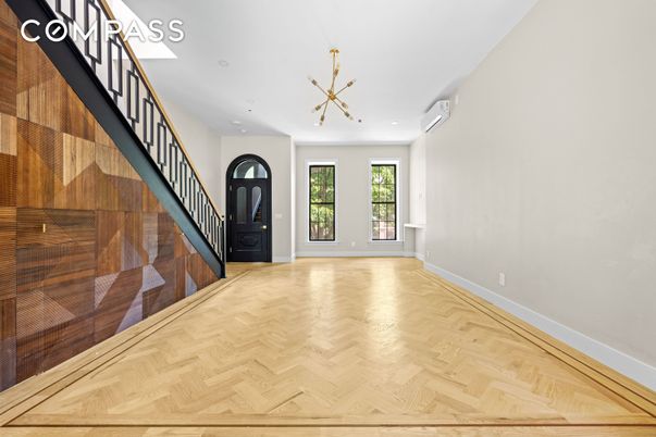 Interior, Pendant Lights, Recessed Lighting, Wood Texture Flooring