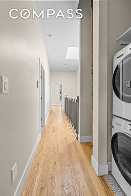 Interior, Recessed Lighting, Utility Closets, Washer, Wood Texture Flooring