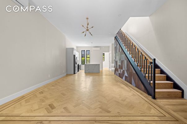 Interior, Pendant Lights, Recessed Lighting, Wood Texture Flooring