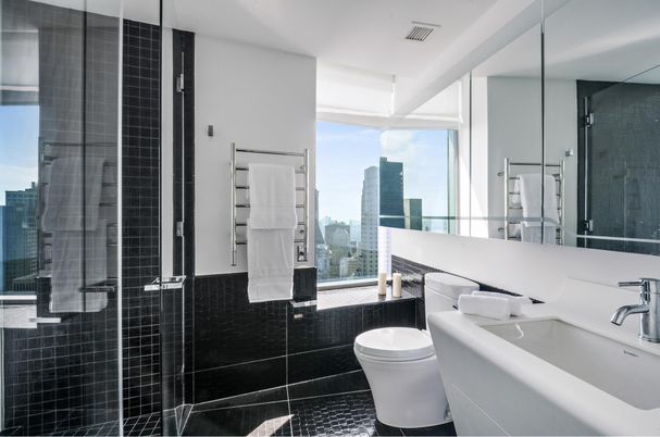 Bathroom, Glass Shower, Interior