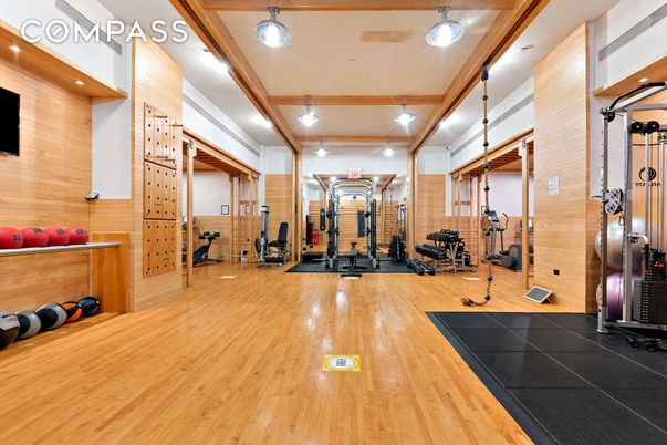 Fitness Equipment, Interior, Wood Texture Flooring
