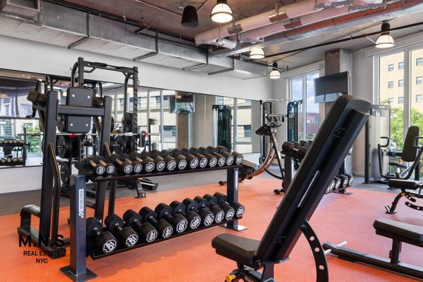 Fitness Equipment, Gym, Interior, Pendant Lights