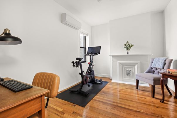 Fitness Equipment, Interior, Wood Texture Flooring