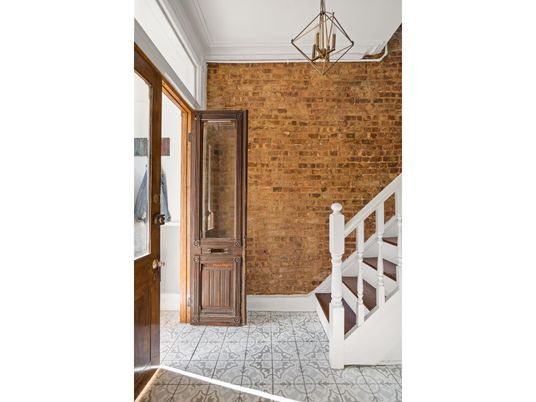 Interior, Pendant Lights, Stone Walls