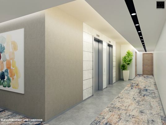 Elevator, Interior, Recessed Lighting