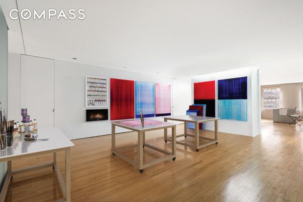 Fireplace, Home Office, Interior, Wood Texture Flooring