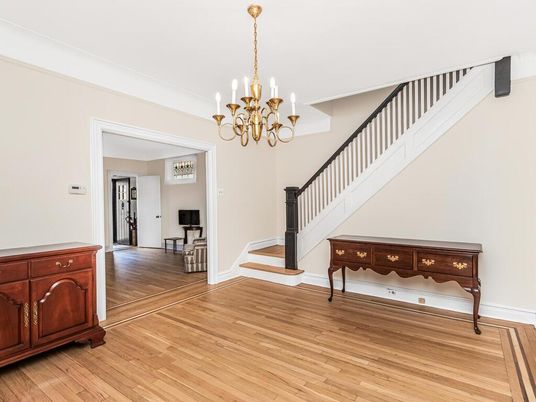 Chandelier, Interior, Wood Texture Flooring